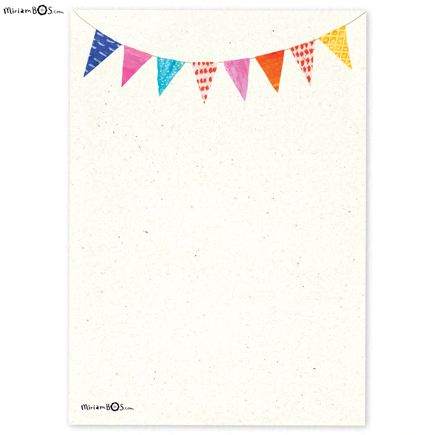 Verjaardagskaart of Uitnodiging - Set van 10 - Feestje met August