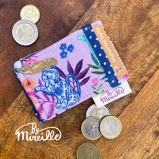 Bankpashouder - Katten en theepotten - versie 2