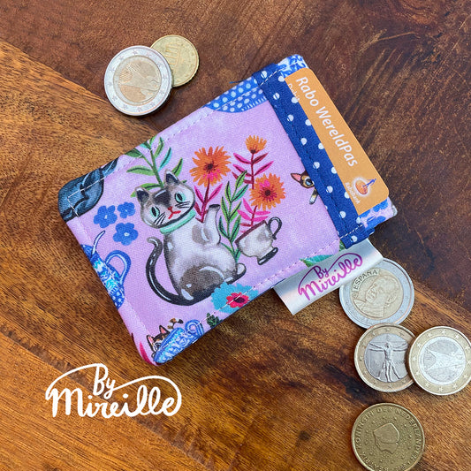 Bankpashouder - Katten en theepotten - versie 1