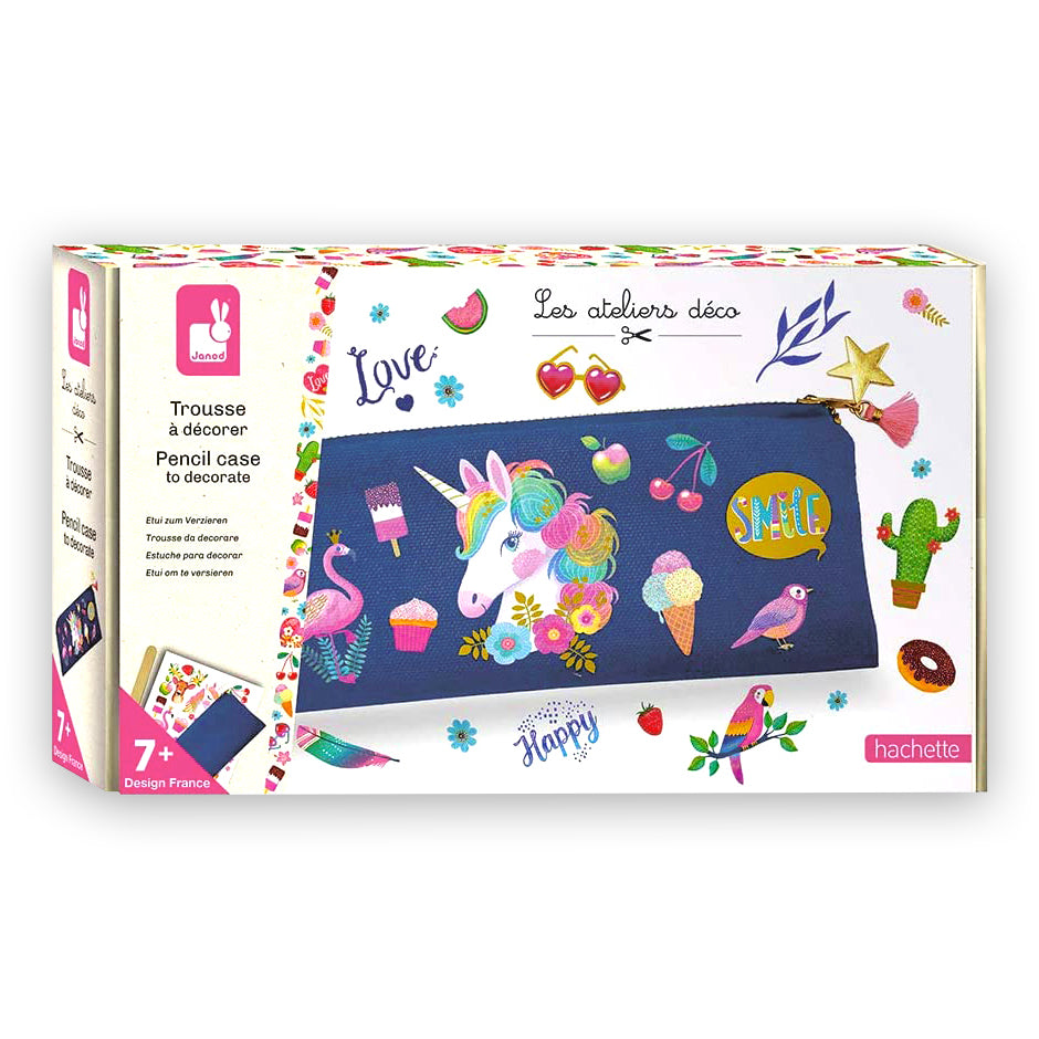 Etui met transfers - Decoreer je eigen pen etui!