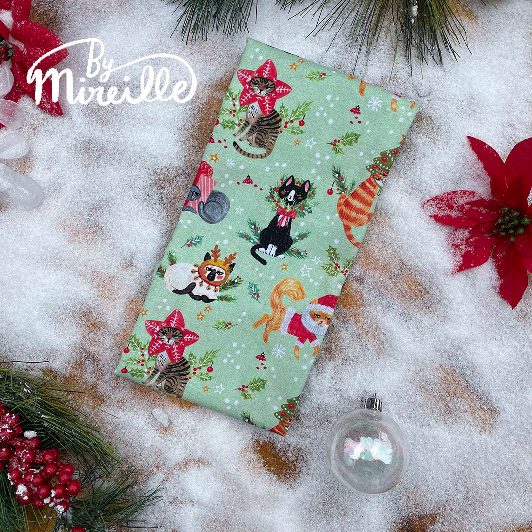 Inpakken met doek - Het Japanse Furoshiki - Grumpy holiday cats