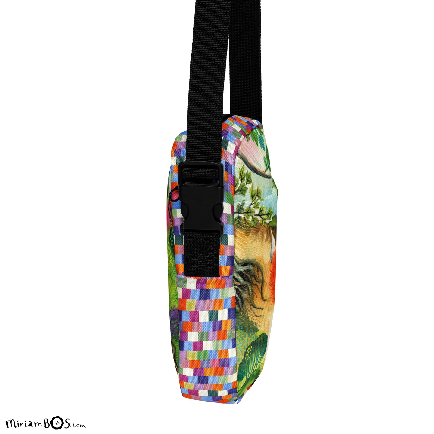 Een stoere crossbody bag - August op de fiets