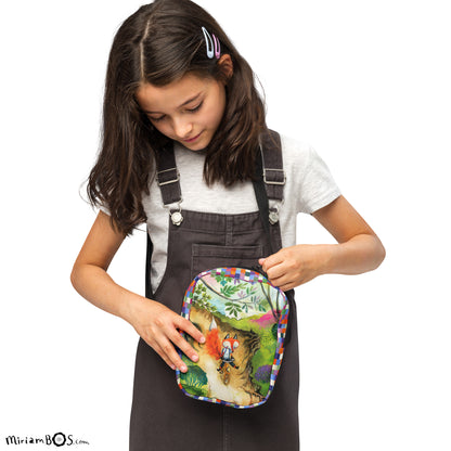 Een stoere crossbody bag - August op de fiets