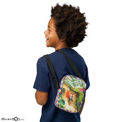 Een stoere crossbody bag - August op de fiets