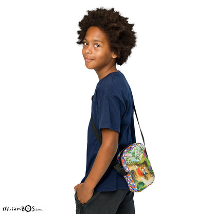 Een stoere crossbody bag - August op de fiets
