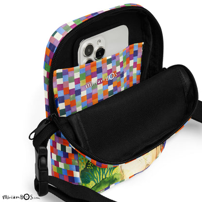 Een stoere crossbody bag - August op de fiets