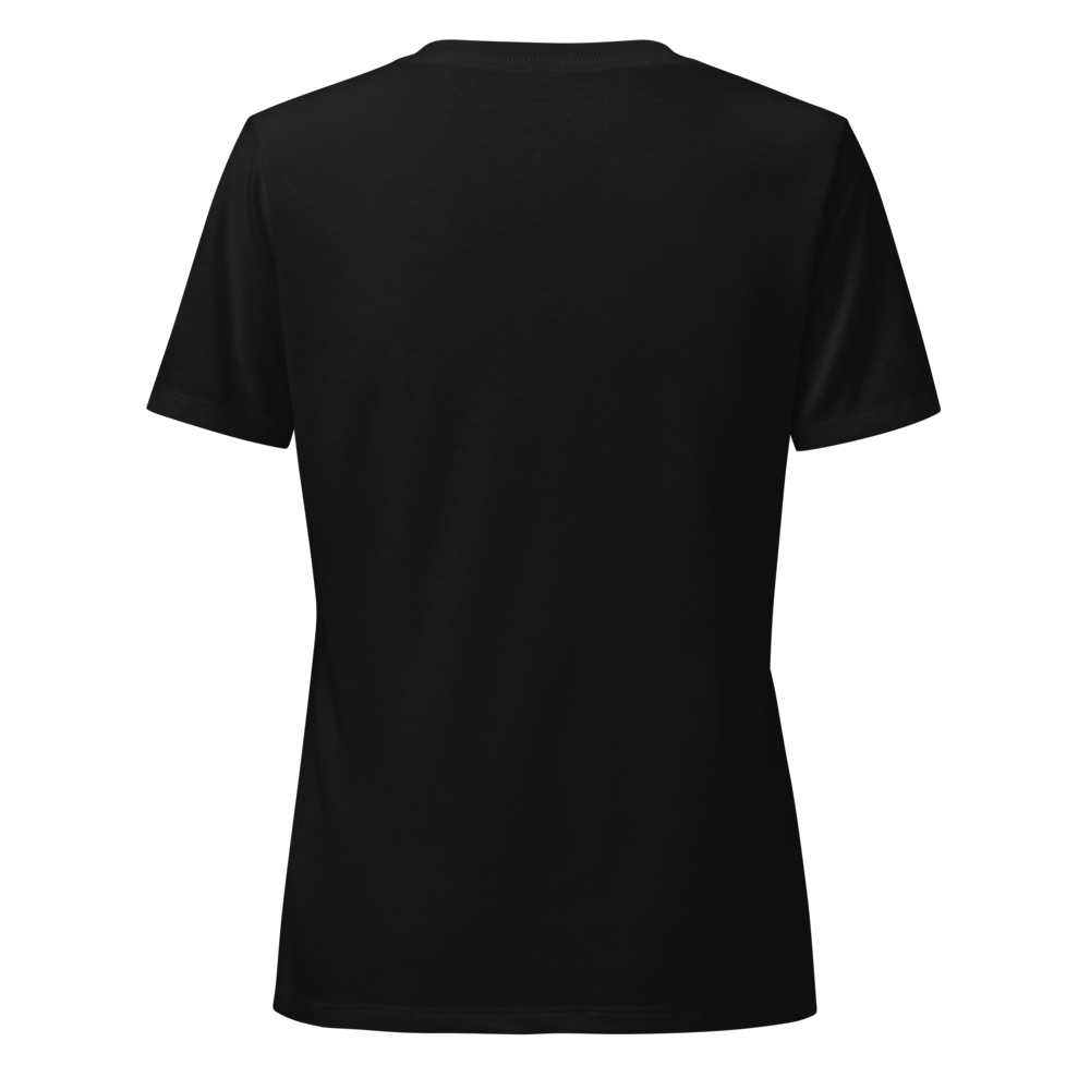 Dames V-hals T-shirt - met een lezende August de Vos - gratis verzending