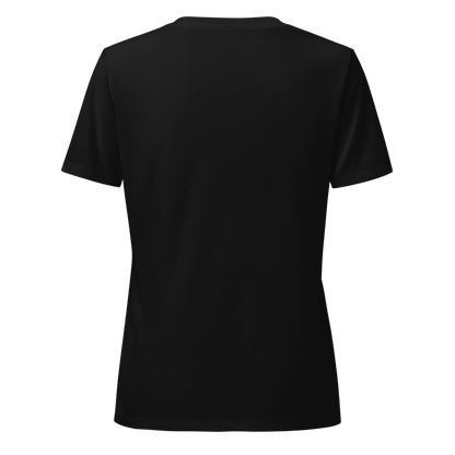 Dames V-hals T-shirt - met een lezende August de Vos - gratis verzending