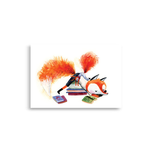 GESIGNEERD ✍️ Art Print - 21x30cm (A4) | Suusje en August slapen