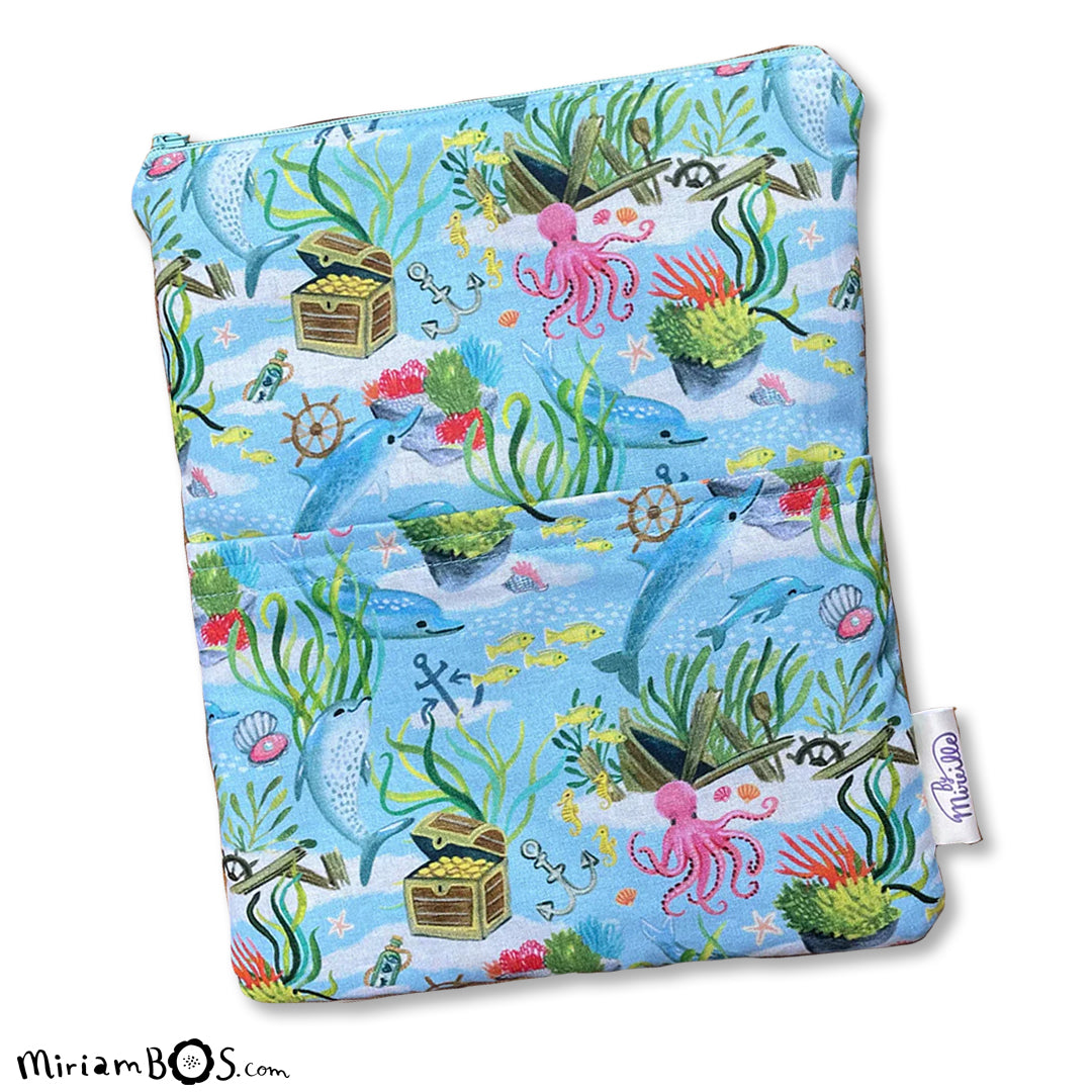 Boekenhoes (M/L) - Spelende dolfijnen