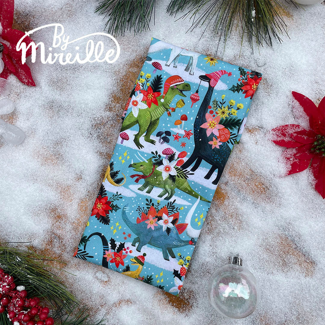 Inpakken met doek - Het Japanse Furoshiki - Happy Holidays Dinos