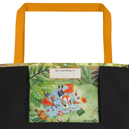 August en Suus picknicken - schoudertas